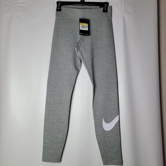 Nike Gray Full Length Leggings - Picture 1 of 6